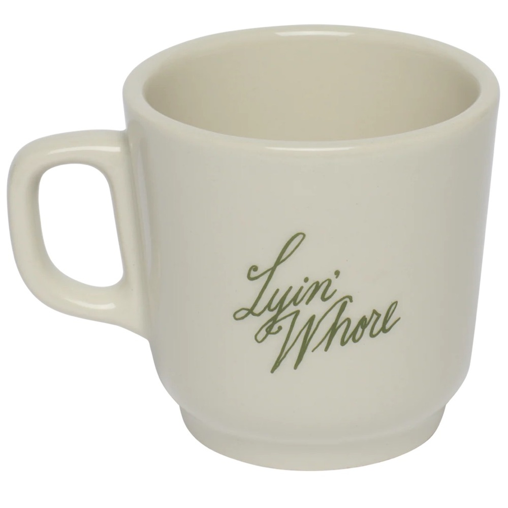 Lyin’ Mug with Green Accent